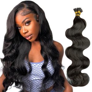 Body Wave I-Tip Hair Extensions (100 Stands)